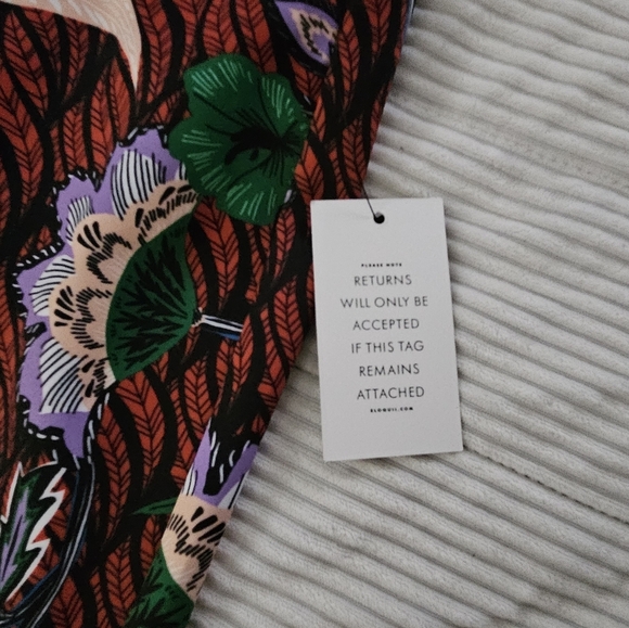 Eloquii Floral Patterned Pencil Skirt NWT Size 16 - Picture 3 of 10